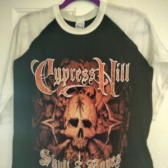 CYPRESS HILL CONCERT TOUR SHIRT SKULL AND BONES - Picture 3 of 6